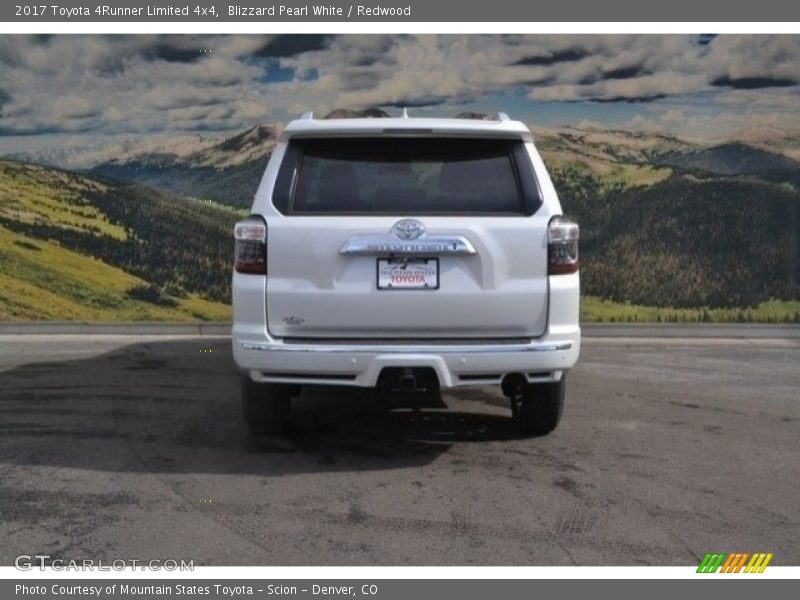 Blizzard Pearl White / Redwood 2017 Toyota 4Runner Limited 4x4