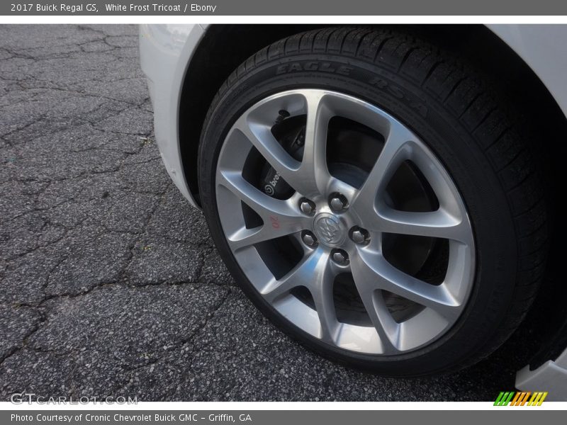 White Frost Tricoat / Ebony 2017 Buick Regal GS