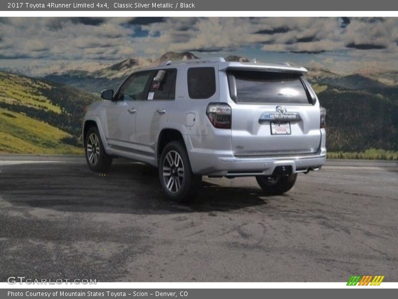 Classic Silver Metallic / Black 2017 Toyota 4Runner Limited 4x4