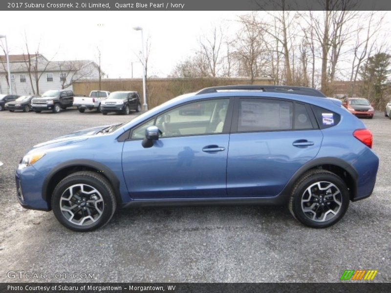 Quartz Blue Pearl / Ivory 2017 Subaru Crosstrek 2.0i Limited