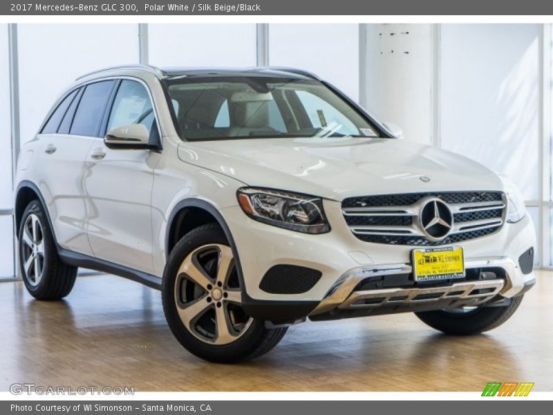 Polar White / Silk Beige/Black 2017 Mercedes-Benz GLC 300