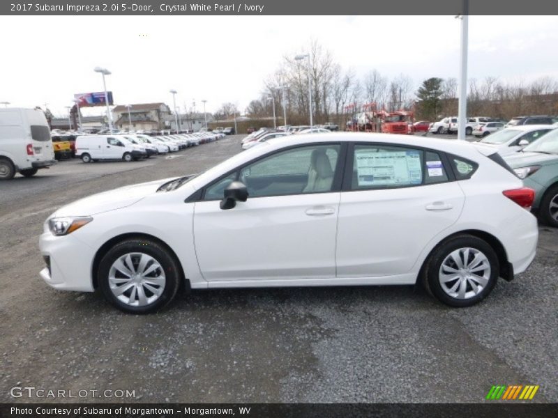 Crystal White Pearl / Ivory 2017 Subaru Impreza 2.0i 5-Door