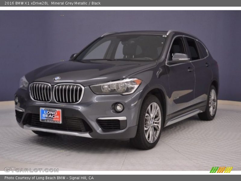 Mineral Grey Metallic / Black 2016 BMW X1 xDrive28i