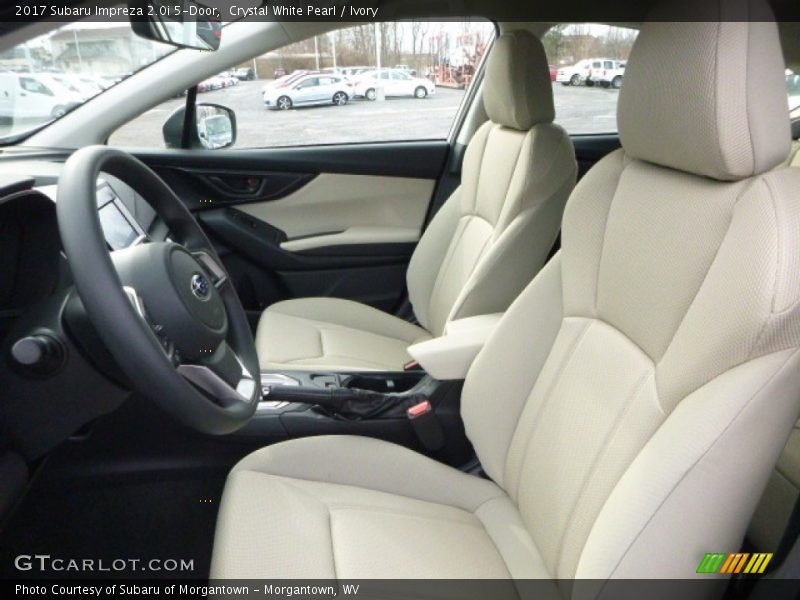 Front Seat of 2017 Impreza 2.0i 5-Door