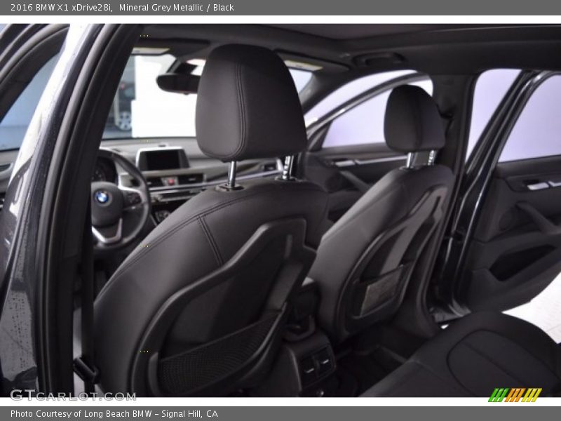 Mineral Grey Metallic / Black 2016 BMW X1 xDrive28i