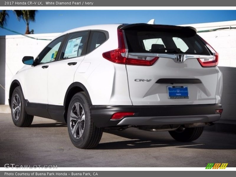 White Diamond Pearl / Ivory 2017 Honda CR-V LX