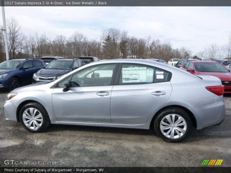 Ice Silver Metallic / Black 2017 Subaru Impreza 2.0i 4-Door