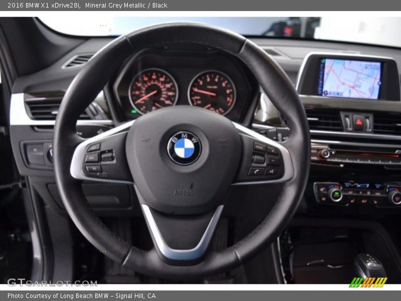 Mineral Grey Metallic / Black 2016 BMW X1 xDrive28i
