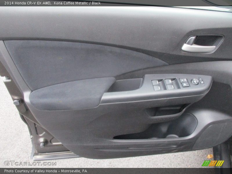 Kona Coffee Metallic / Black 2014 Honda CR-V EX AWD