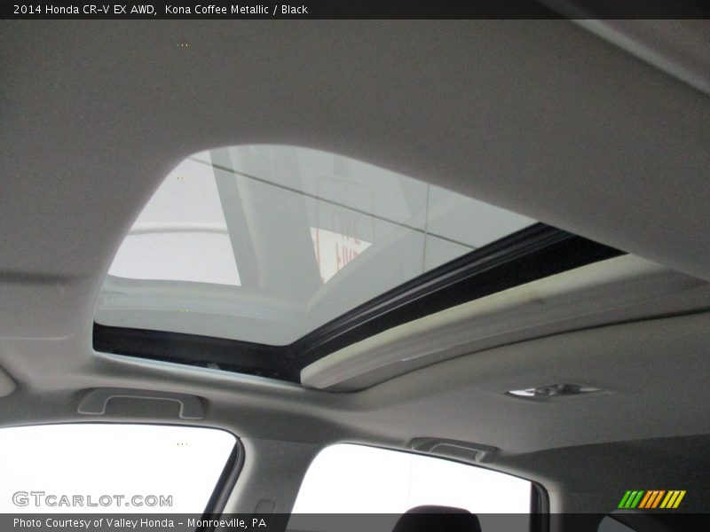 Kona Coffee Metallic / Black 2014 Honda CR-V EX AWD