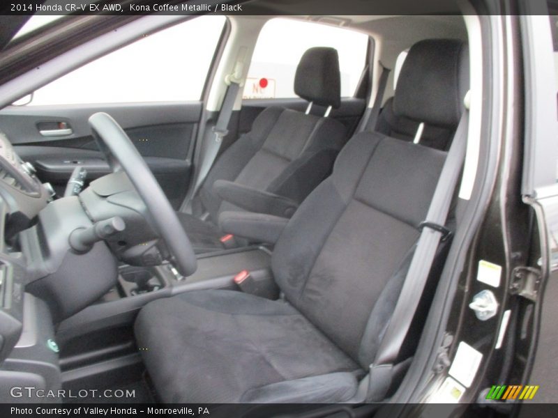 Kona Coffee Metallic / Black 2014 Honda CR-V EX AWD
