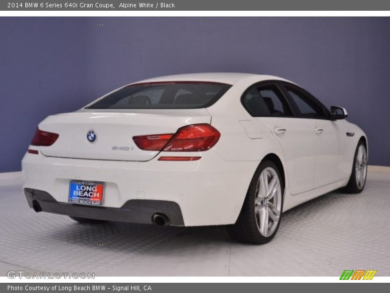 Alpine White / Black 2014 BMW 6 Series 640i Gran Coupe
