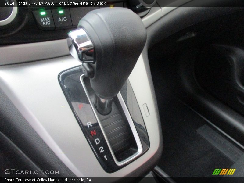 Kona Coffee Metallic / Black 2014 Honda CR-V EX AWD