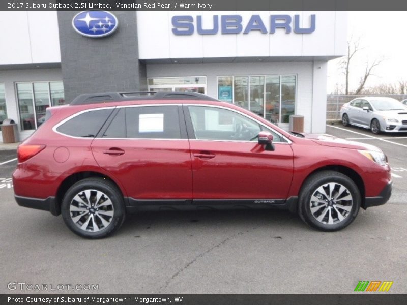 Venetian Red Pearl / Warm Ivory 2017 Subaru Outback 2.5i Limited
