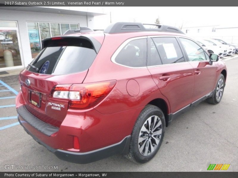 Venetian Red Pearl / Warm Ivory 2017 Subaru Outback 2.5i Limited