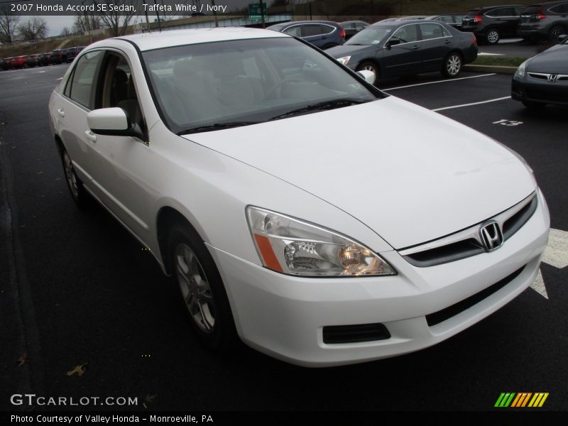 Taffeta White / Ivory 2007 Honda Accord SE Sedan