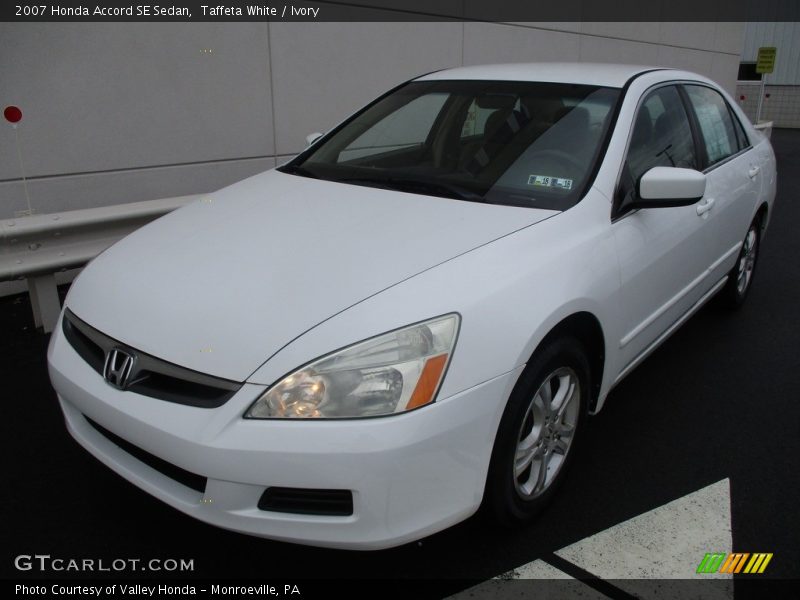 Taffeta White / Ivory 2007 Honda Accord SE Sedan