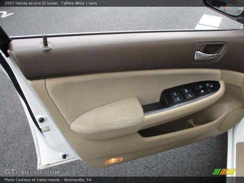 Taffeta White / Ivory 2007 Honda Accord SE Sedan