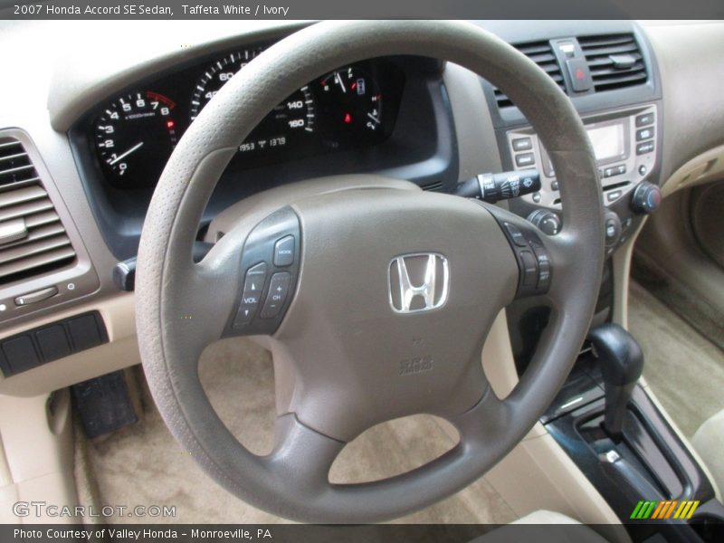 Taffeta White / Ivory 2007 Honda Accord SE Sedan