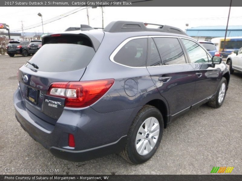 Carbide Gray Metallic / Slate Black 2017 Subaru Outback 2.5i Premium