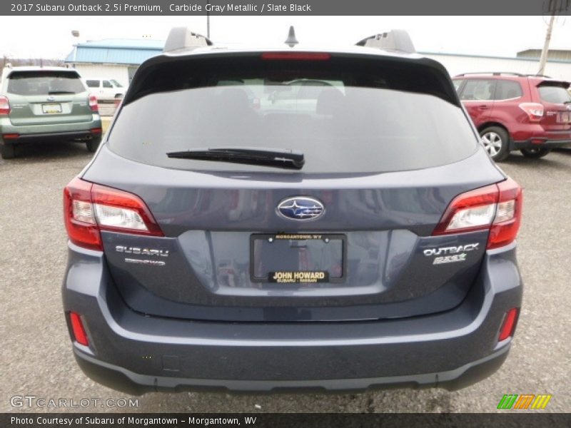 Carbide Gray Metallic / Slate Black 2017 Subaru Outback 2.5i Premium