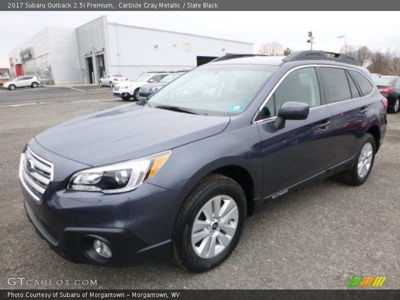 Carbide Gray Metallic / Slate Black 2017 Subaru Outback 2.5i Premium