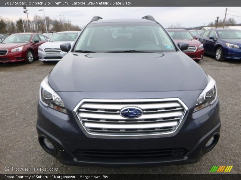 Carbide Gray Metallic / Slate Black 2017 Subaru Outback 2.5i Premium
