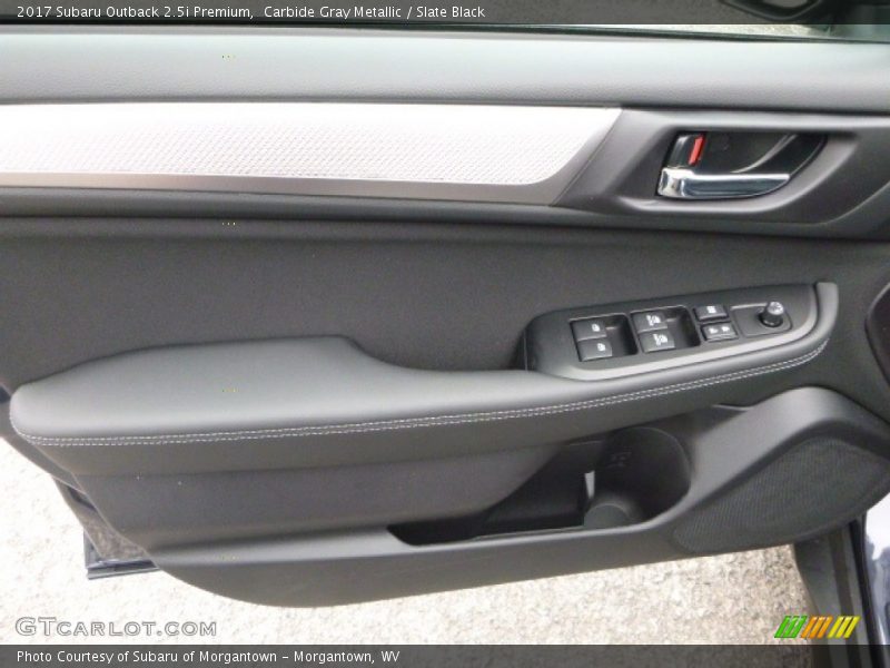 Carbide Gray Metallic / Slate Black 2017 Subaru Outback 2.5i Premium