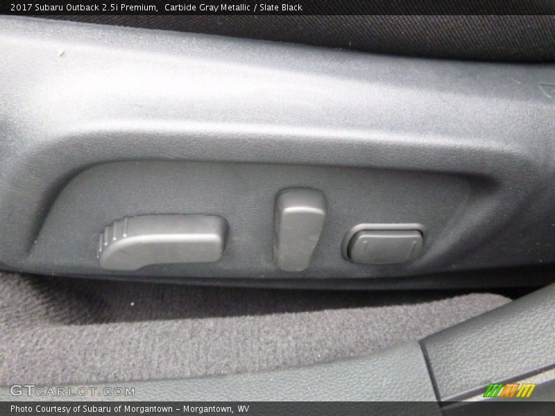 Carbide Gray Metallic / Slate Black 2017 Subaru Outback 2.5i Premium