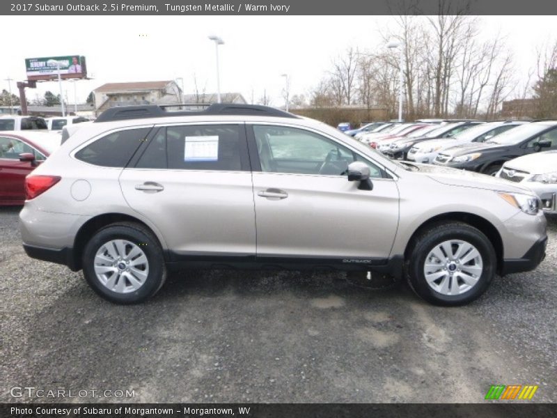 Tungsten Metallic / Warm Ivory 2017 Subaru Outback 2.5i Premium