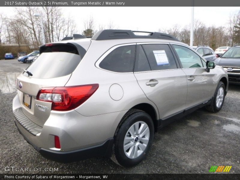 Tungsten Metallic / Warm Ivory 2017 Subaru Outback 2.5i Premium