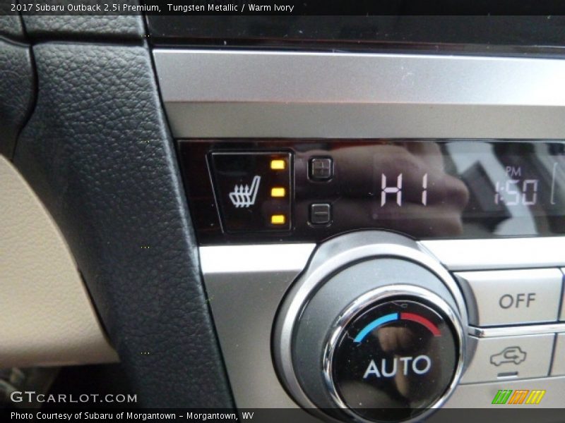 Tungsten Metallic / Warm Ivory 2017 Subaru Outback 2.5i Premium