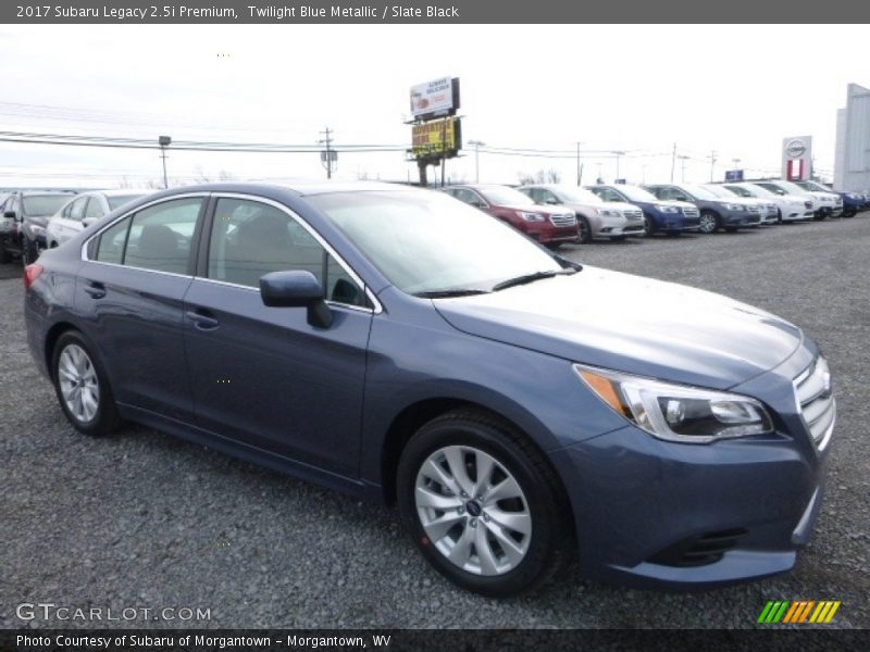 Twilight Blue Metallic / Slate Black 2017 Subaru Legacy 2.5i Premium