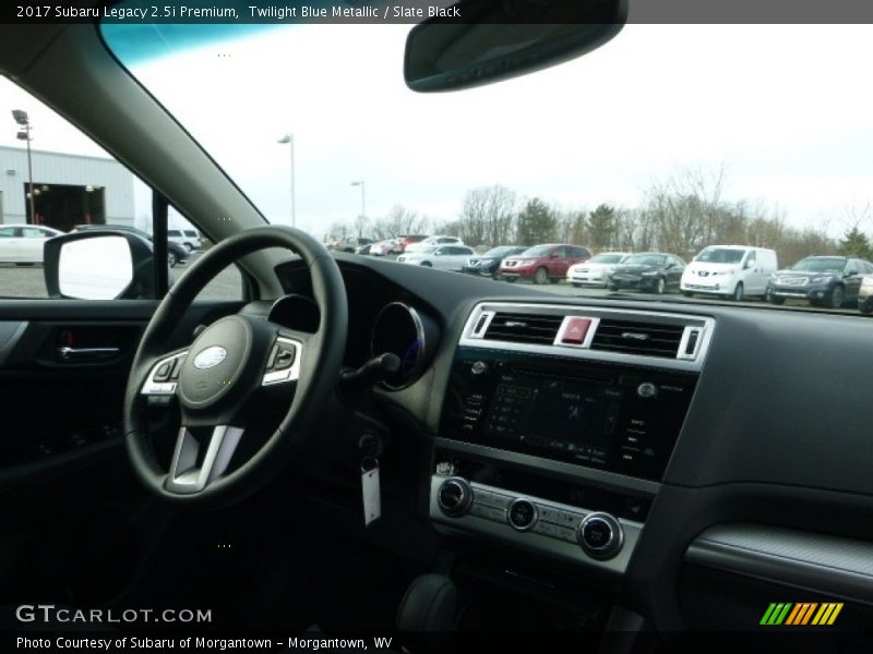 Twilight Blue Metallic / Slate Black 2017 Subaru Legacy 2.5i Premium