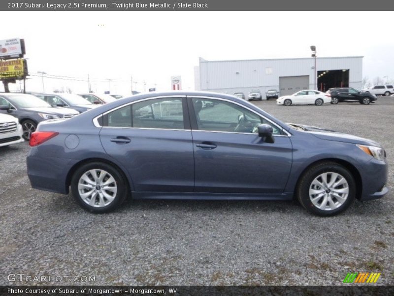 Twilight Blue Metallic / Slate Black 2017 Subaru Legacy 2.5i Premium