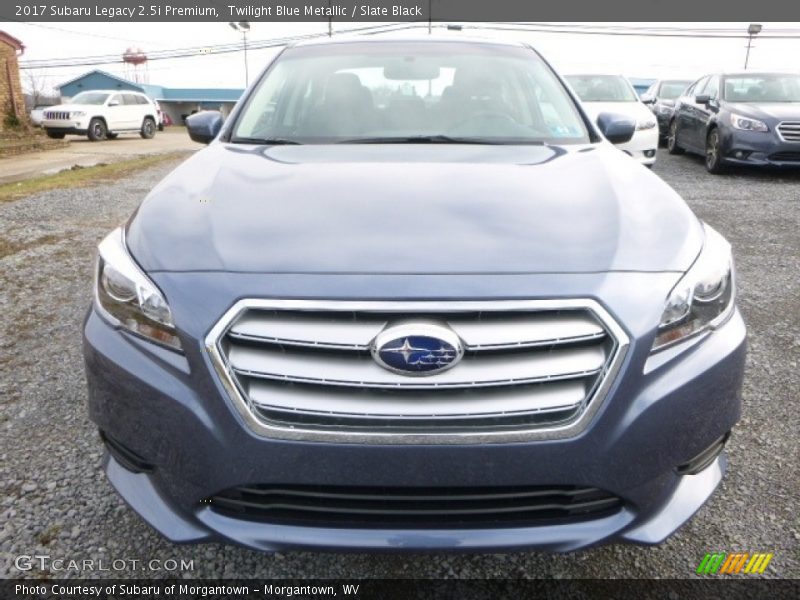 Twilight Blue Metallic / Slate Black 2017 Subaru Legacy 2.5i Premium