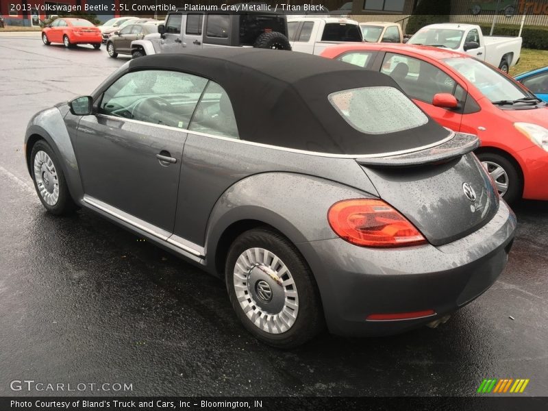 Platinum Gray Metallic / Titan Black 2013 Volkswagen Beetle 2.5L Convertible