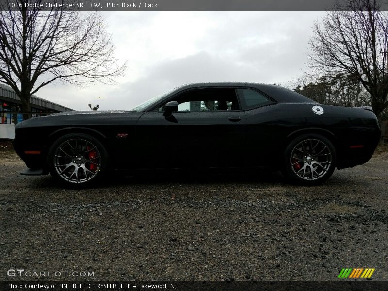 Pitch Black / Black 2016 Dodge Challenger SRT 392