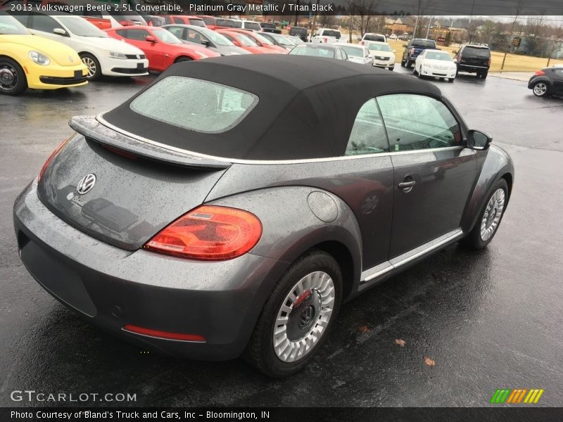 Platinum Gray Metallic / Titan Black 2013 Volkswagen Beetle 2.5L Convertible