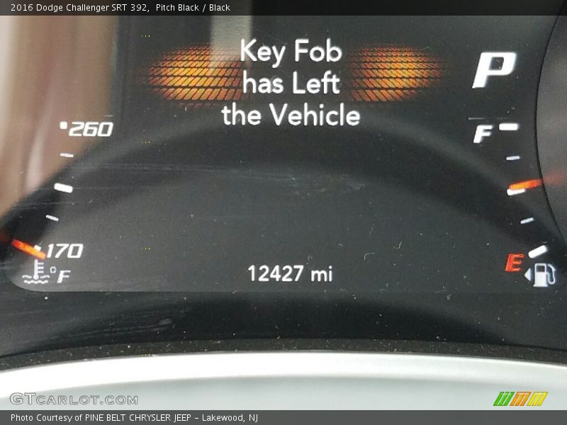 Pitch Black / Black 2016 Dodge Challenger SRT 392