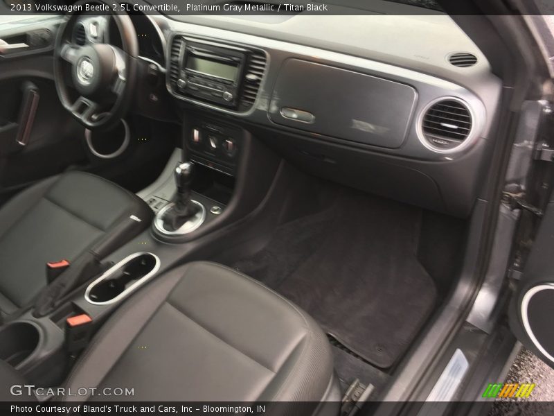 Platinum Gray Metallic / Titan Black 2013 Volkswagen Beetle 2.5L Convertible