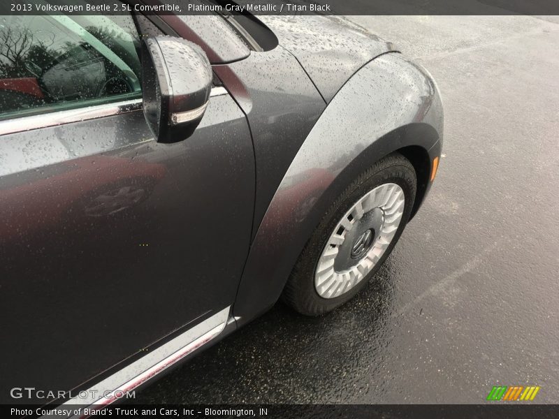 Platinum Gray Metallic / Titan Black 2013 Volkswagen Beetle 2.5L Convertible