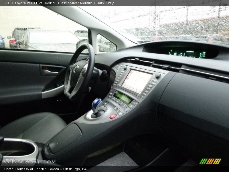 Classic Silver Metallic / Dark Gray 2013 Toyota Prius Five Hybrid