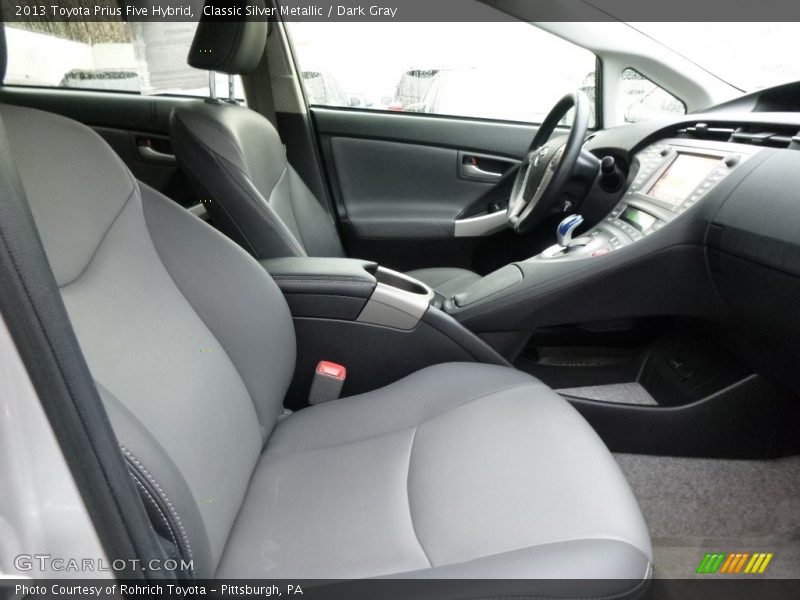 Classic Silver Metallic / Dark Gray 2013 Toyota Prius Five Hybrid