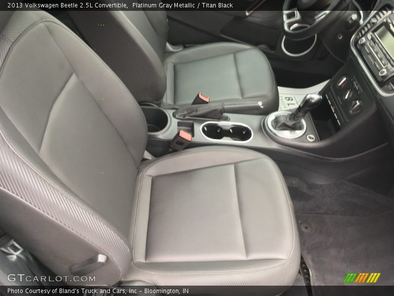 Platinum Gray Metallic / Titan Black 2013 Volkswagen Beetle 2.5L Convertible