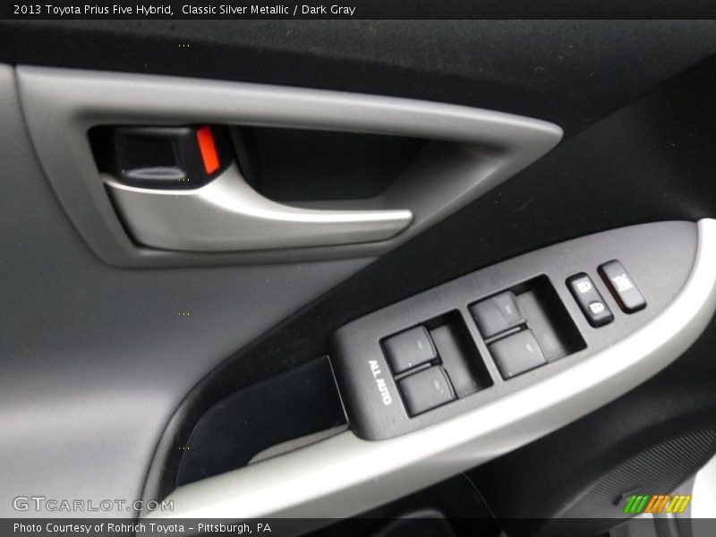 Classic Silver Metallic / Dark Gray 2013 Toyota Prius Five Hybrid