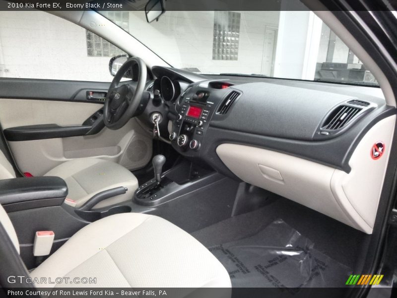 Ebony Black / Stone 2010 Kia Forte EX