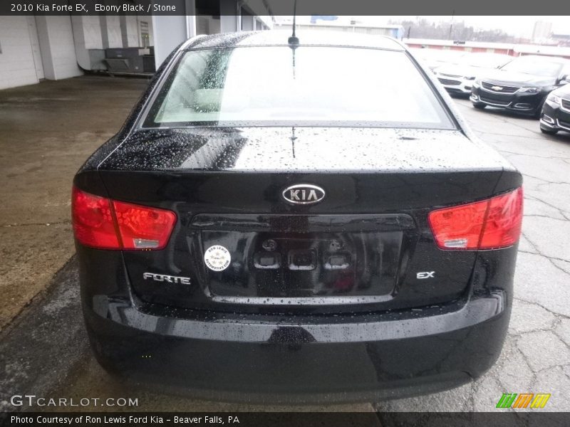 Ebony Black / Stone 2010 Kia Forte EX
