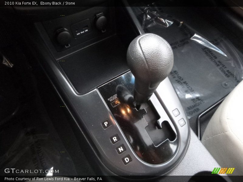Ebony Black / Stone 2010 Kia Forte EX