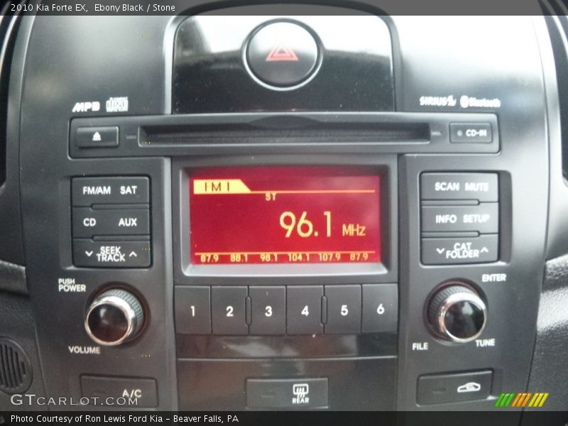 Ebony Black / Stone 2010 Kia Forte EX